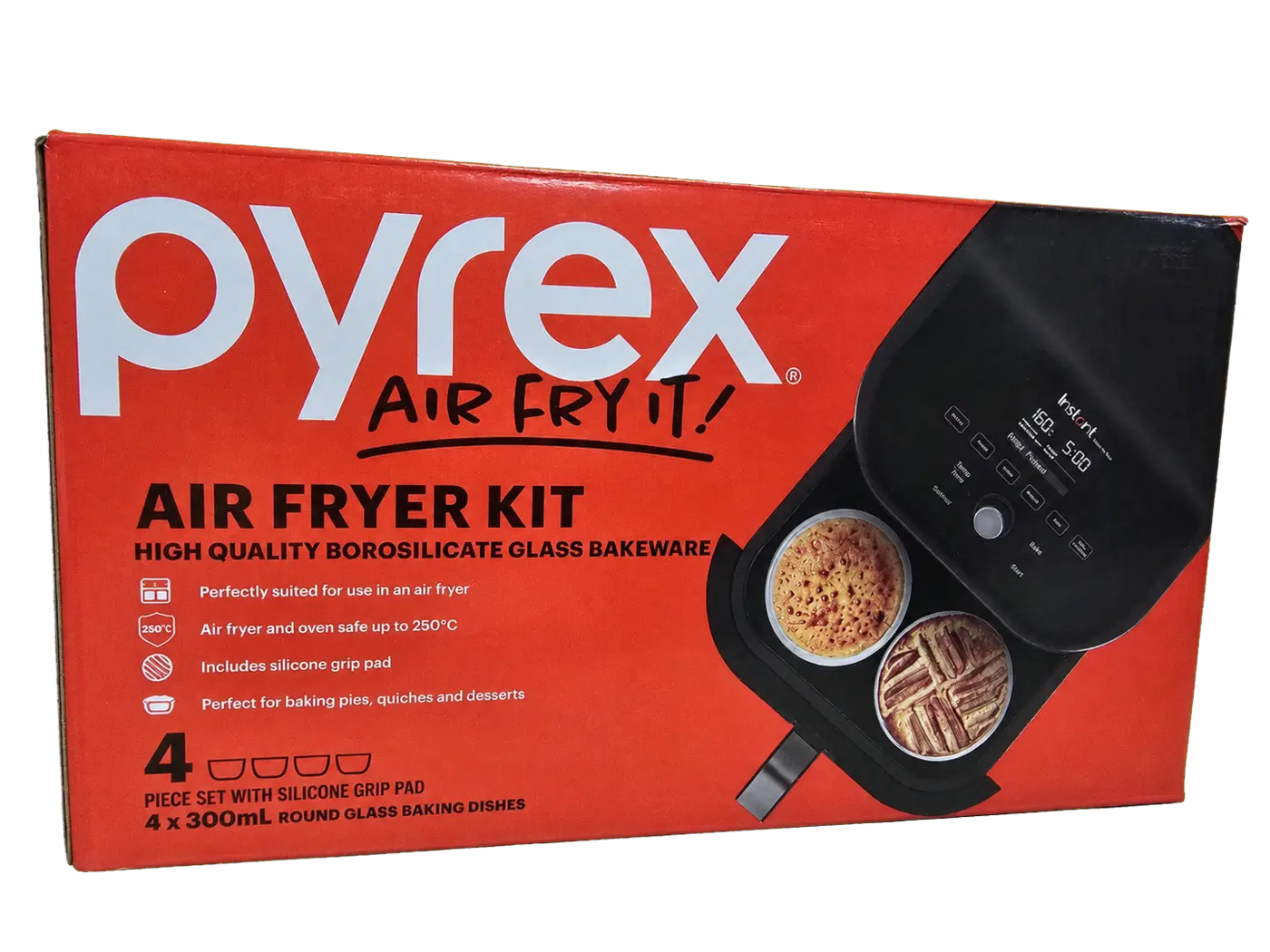 Pyrex Air Fry It! 氣炸鍋玻璃焗碗4件套裝 澳洲代購產品圖片