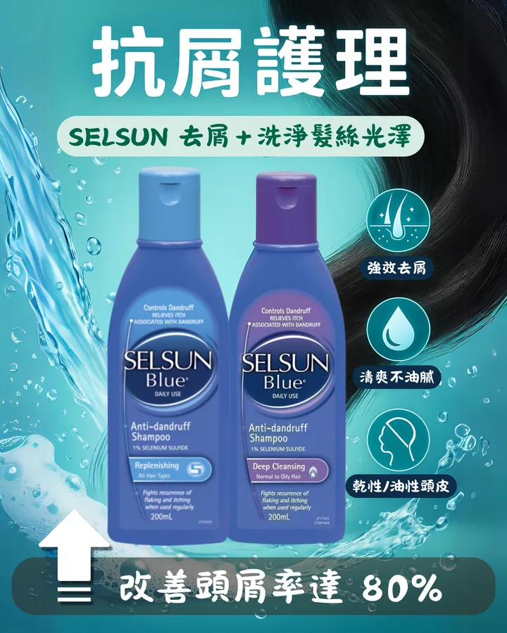 Selsun Blue 強效抗屑洗頭水 澳洲代購產品圖片